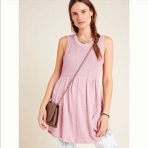 Anthropologie Riley smocked tunic